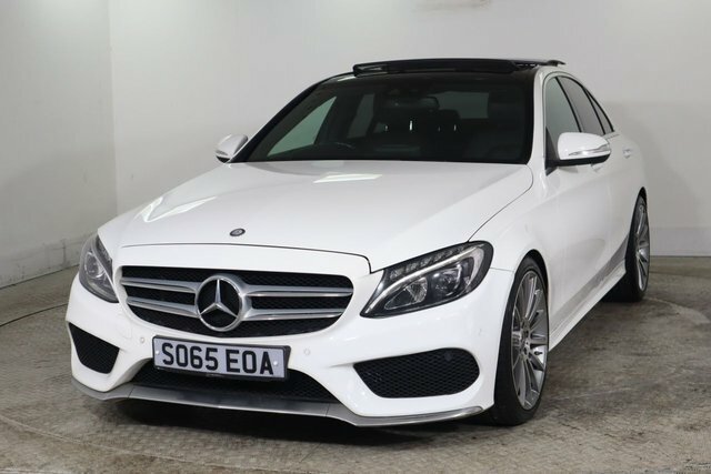 Mercedes-Benz C Class 2.1 C220d Amg Line Premium Plus Saloon Diese SO65EOA White #3