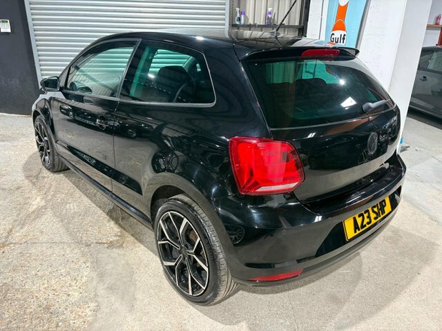 Volkswagen Polo 1.0 Bluemotion Tech Match Edition Euro 6 S S A23SHP Black #4