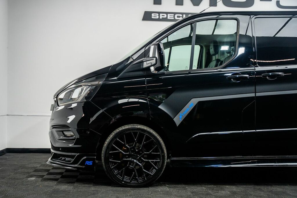 Ford Transit Custom 2.0 300 Ransit Custim Rs Sport Limited Panel Van 5 YM69ONJ Black #6