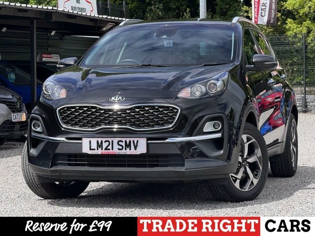 Kia Sportage 1.6 Gdi 2 Gpf Nav - One Owner LM21SMV Black