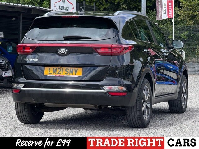 Kia Sportage 1.6 Gdi 2 Gpf Nav - One Owner LM21SMV Black #3
