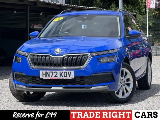 Skoda Kamiq 1.0 Tsi Se - One Owner HN72KOV Blue