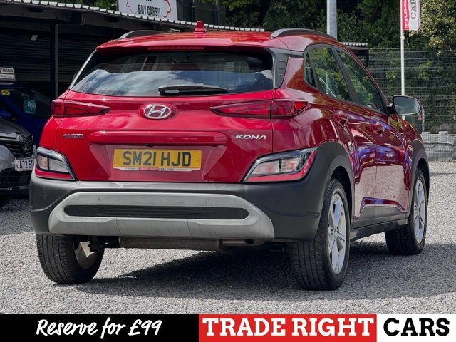 Hyundai Kona 1.0 T-gdi Mhev Se Connect - Low Mileage SM21HJD Red #3