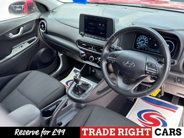 Hyundai Kona 1.0 T-gdi Mhev Se Connect - Low Mileage SM21HJD Red #2