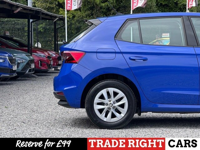Skoda Fabia 2022 Skoda Fabia S 3500 Miles Blue #30
