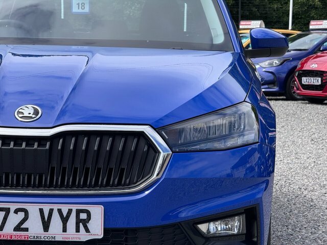 Skoda Fabia 2022 Skoda Fabia S 3500 Miles Blue #9