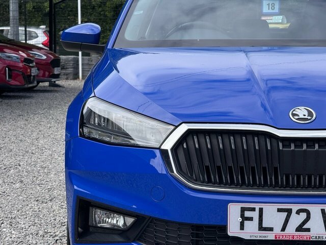 Skoda Fabia 2022 Skoda Fabia S 3500 Miles Blue #7