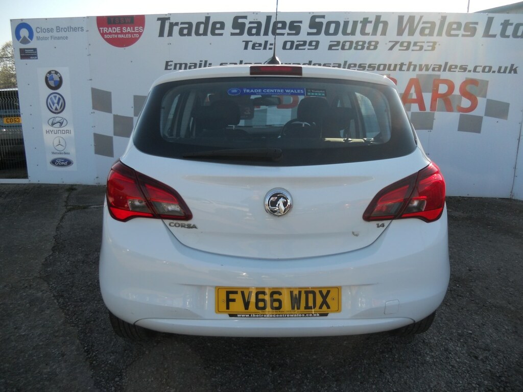 Vauxhall Corsa 1.4 Ecoflex Energy Ac FV66WDX White #4