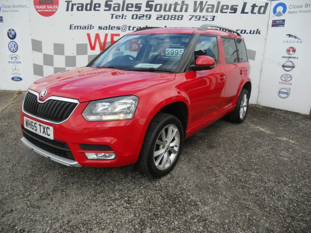 Skoda Yeti 2.0 Tdi Cr Se WH65TXC Red #3