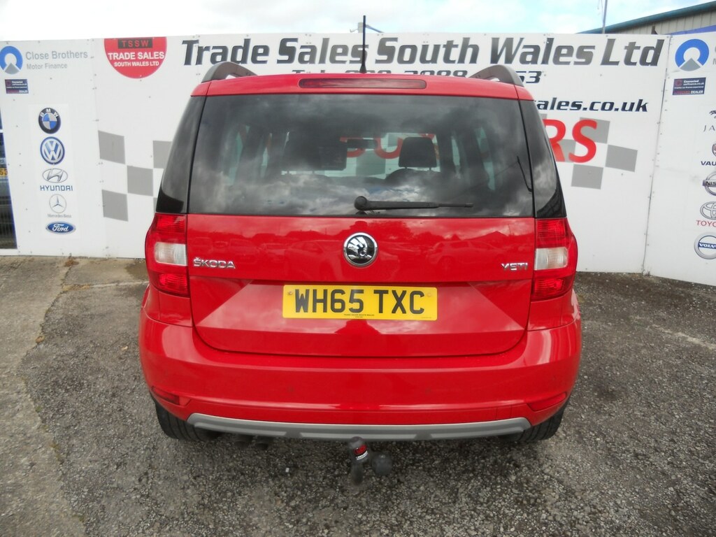 Skoda Yeti 2.0 Tdi Cr Se WH65TXC Red #4