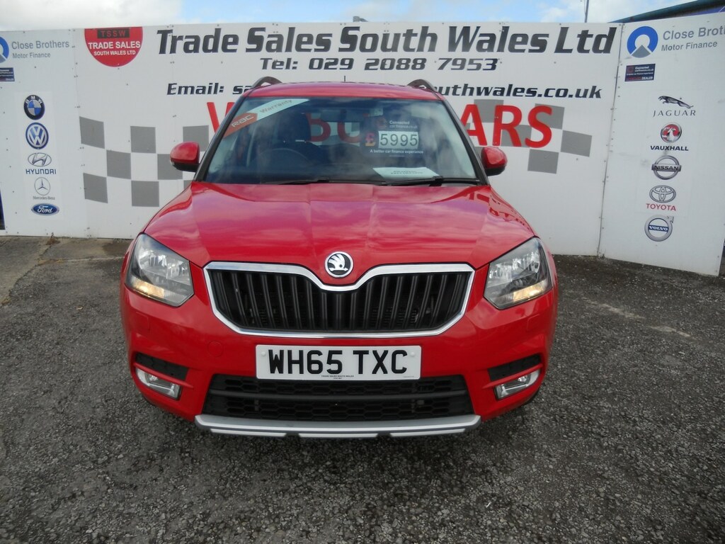Skoda Yeti 2.0 Tdi Cr Se WH65TXC Red #2