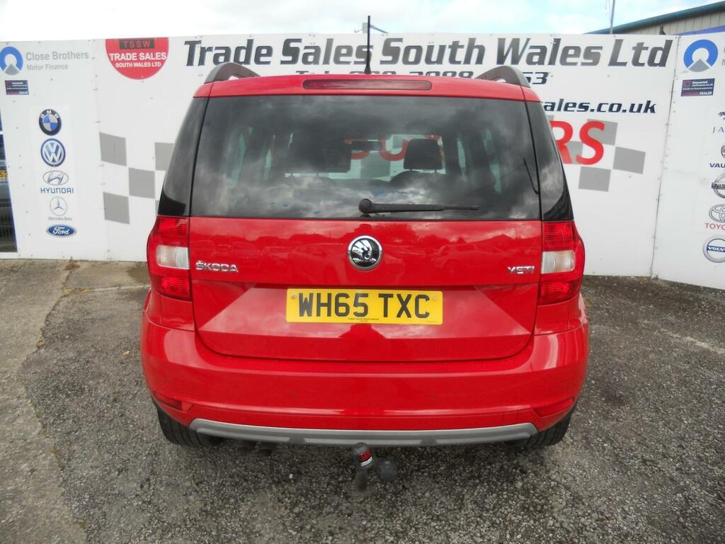 Skoda Yeti 2.0 Tdi Cr Se WH65TXC Red #4