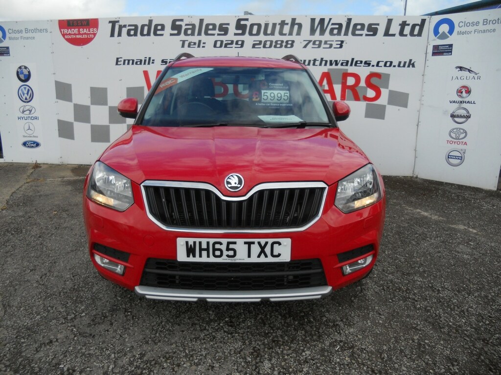 Skoda Yeti 2.0 Tdi Cr Se WH65TXC Red #2