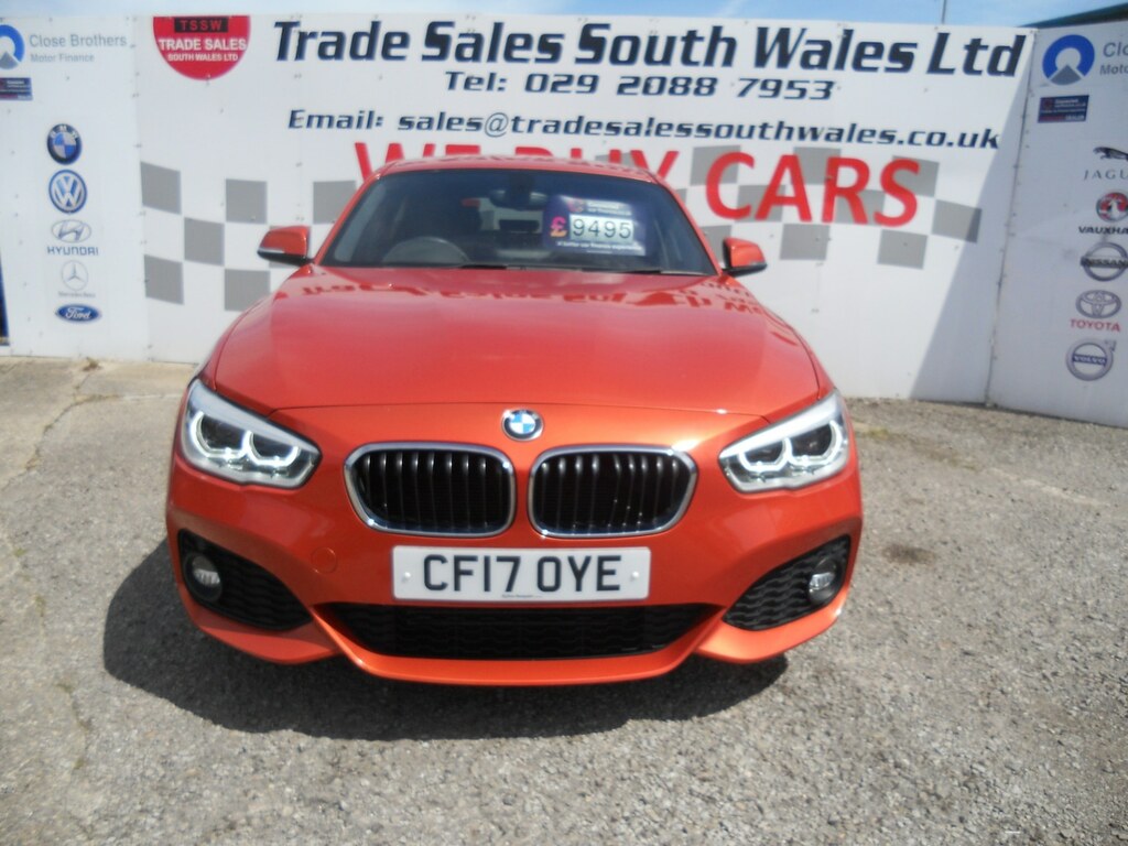 BMW 1 Series 118I 1.5 M Sport Nav CF17OYE Orange #3