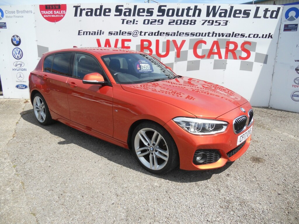 BMW 1 Series 118I 1.5 M Sport Nav CF17OYE Orange #2