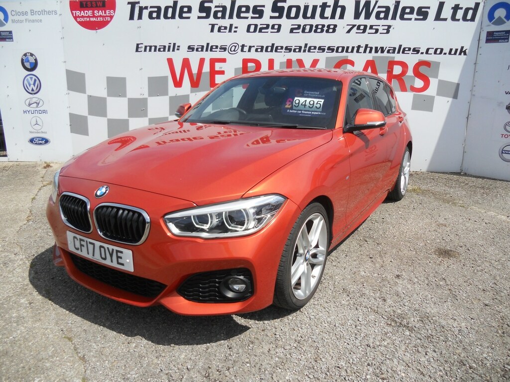 BMW 1 Series 118I 1.5 M Sport Nav CF17OYE Orange #4