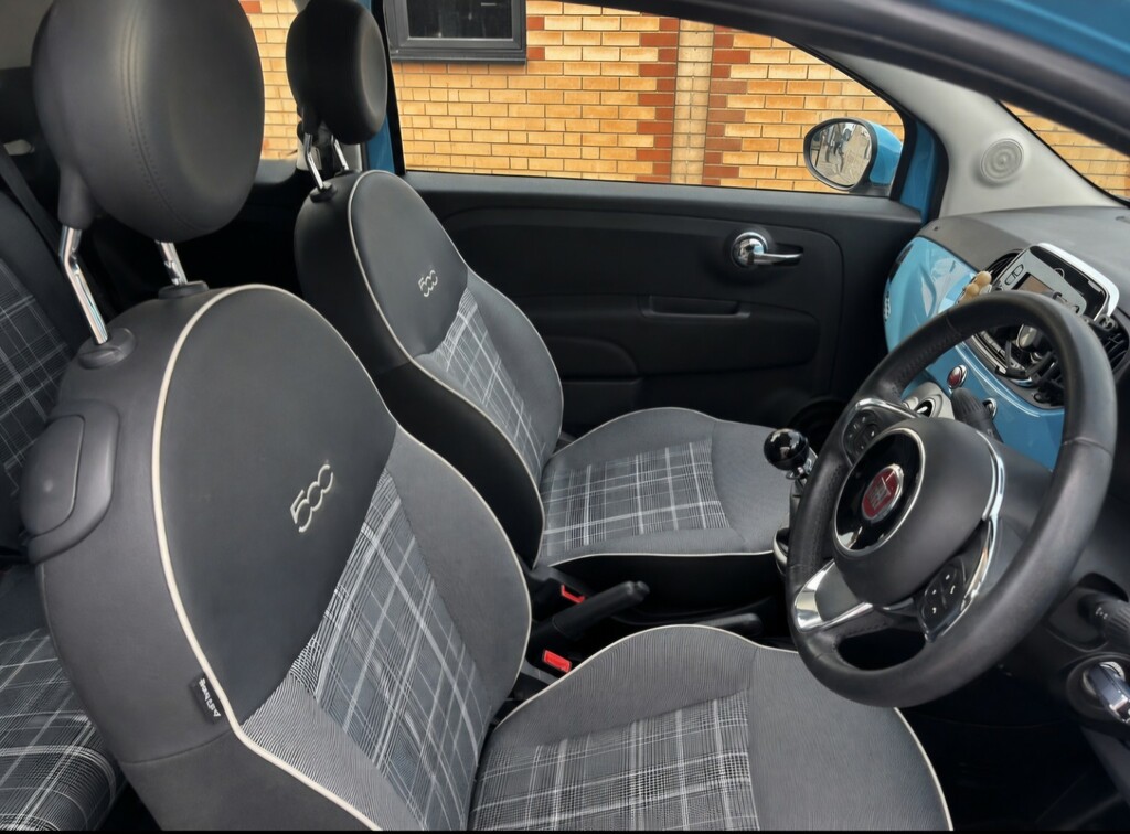 Fiat 500 1.2 500 My17 1.2 69Hp Lounge 201717 WR17HHU Blue #2