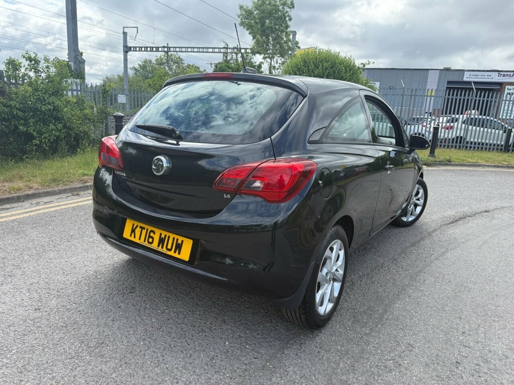 Vauxhall Corsa 1.4L Energy KT16WUW Black #3