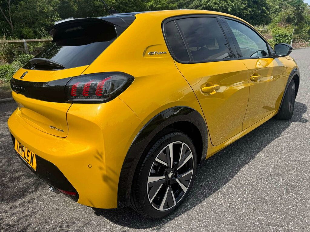 Peugeot 208 1.2 208 Gt Line Puretech Ss KR70RTZ Yellow #3