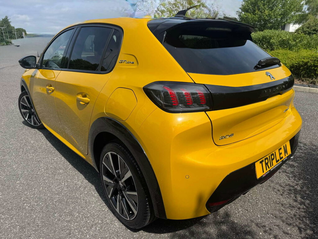 Peugeot 208 1.2 208 Gt Line Puretech Ss KR70RTZ Yellow #5