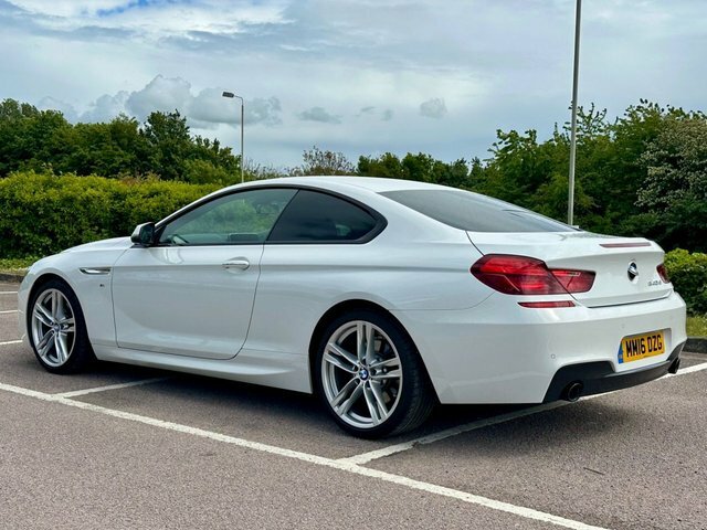 BMW 6 Series Gran Coupe 640D M Sport Coupe White #6