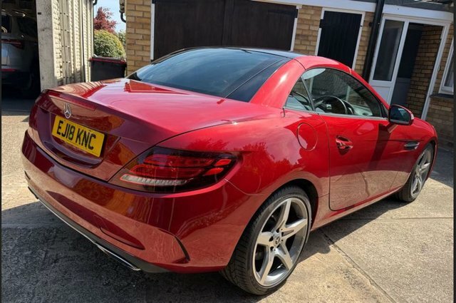 Mercedes-Benz SLC Slc200 Amg Line Convertible Red #2