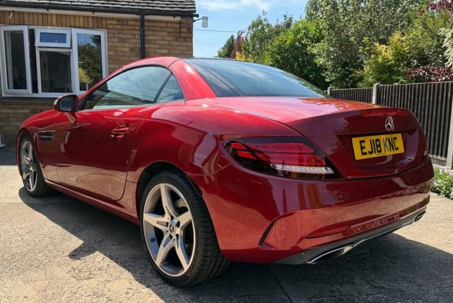 Mercedes-Benz SLC Slc200 Amg Line Convertible Red #5
