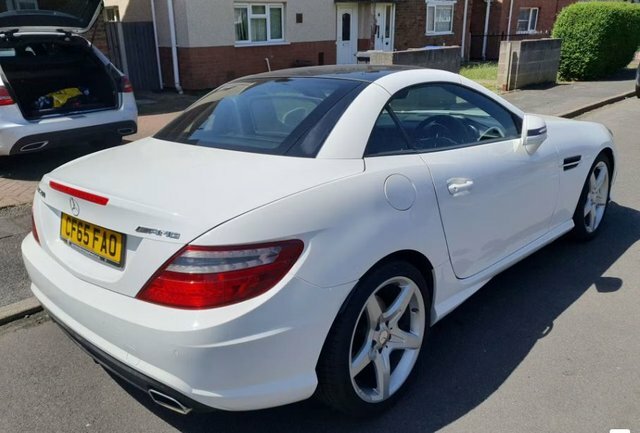 Mercedes-Benz SLK Slk200 Amg Sport Convertible White #4