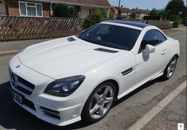 Mercedes-Benz SLK Slk200 Amg Sport Convertible White #6