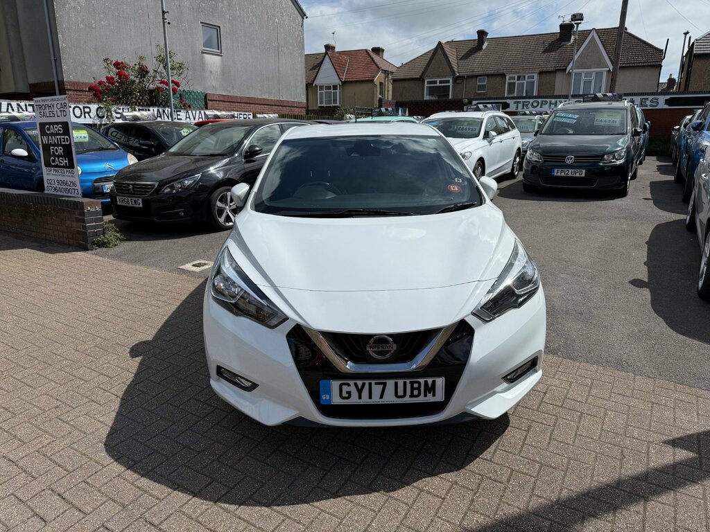 Nissan Micra 0.9 Ig-t N-connecta Hatchback Eu GY17UBM White #4