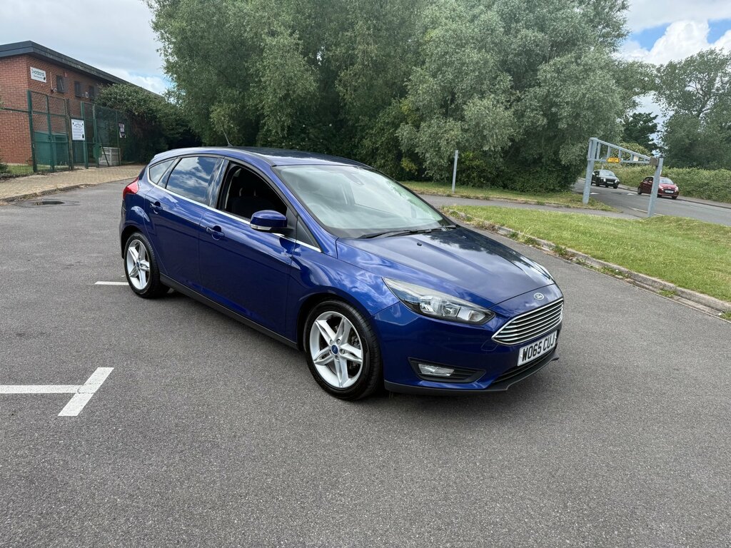 Ford Focus 1.0T Ecoboost Zetec Hatchback Eu WO65CUJ Blue #2