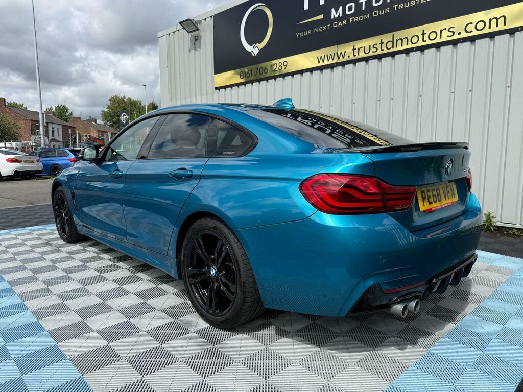 BMW 4 Series Gran Coupe Hatchback 2.0 420D M Sport Euro 6 Ss 2018 Blue #6