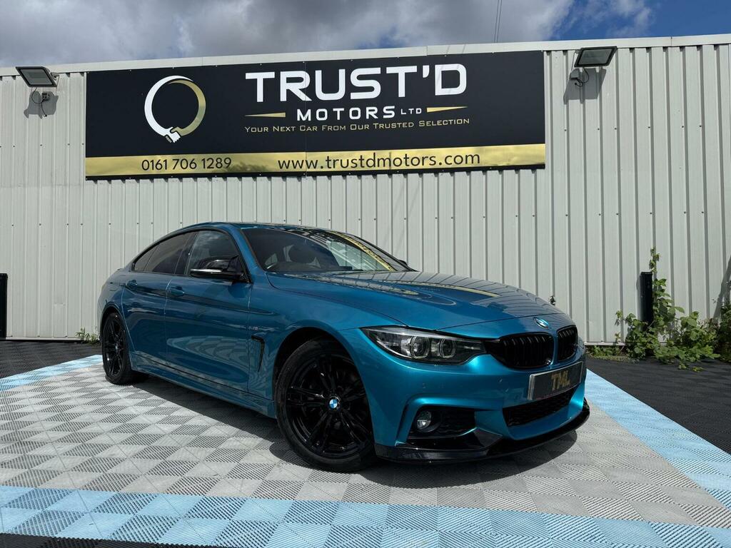BMW 4 Series Gran Coupe Hatchback 2.0 420D M Sport Euro 6 Ss 2018 Blue #2