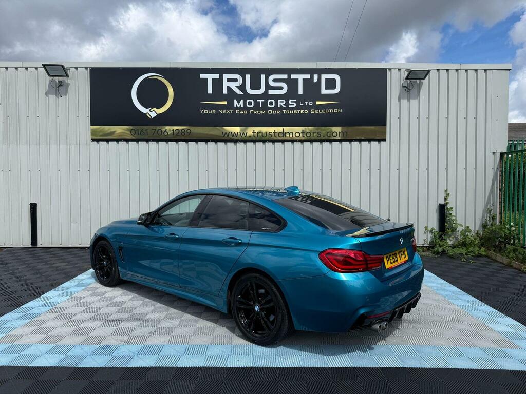 BMW 4 Series Gran Coupe Hatchback 2.0 420D M Sport Euro 6 Ss 2018 Blue #5