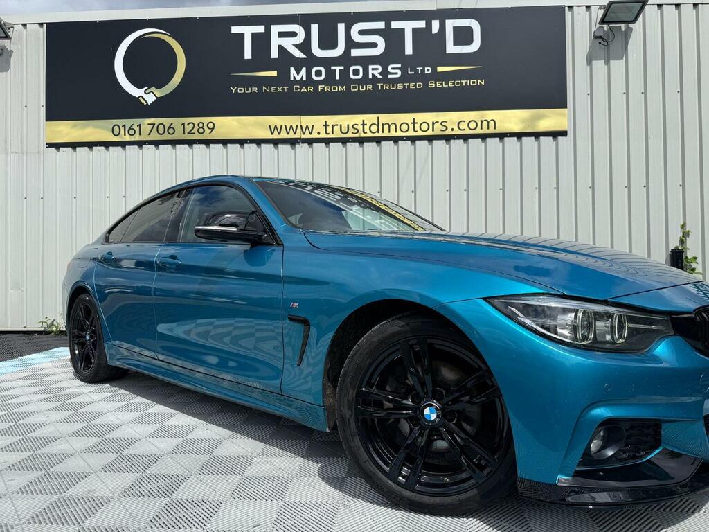 BMW 4 Series Gran Coupe Hatchback 2.0 420D M Sport Euro 6 Ss 2018 Blue #3