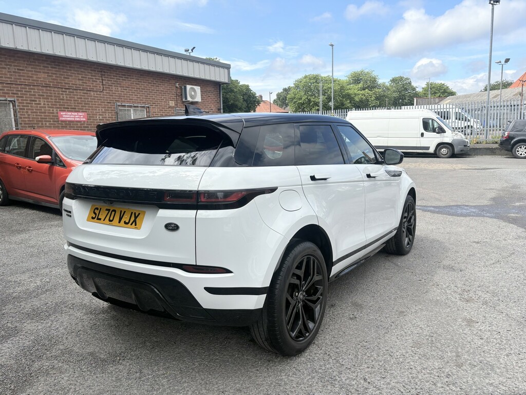 Land Rover Range Rover Evoque 2.0 D180 Mhev R-dynamic Se SL70VJX White #4
