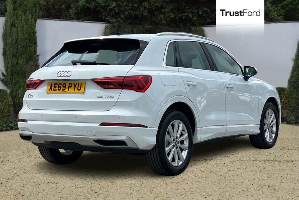 Audi Q3 35 Tfsi Sport With Sat Nav Power Tailgate Rear S AE69PYU White #4