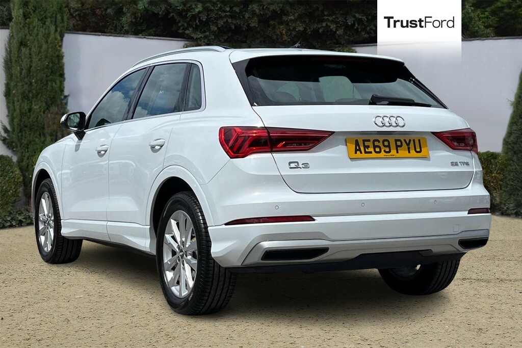 Audi Q3 35 Tfsi Sport With Sat Nav Power Tailgate Rear S AE69PYU White #2