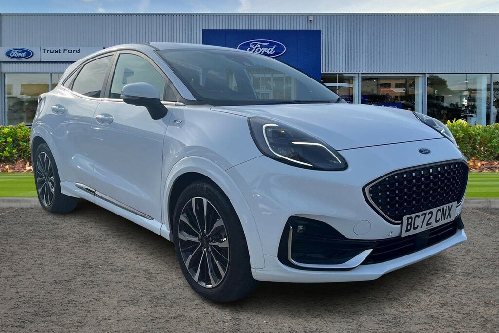 Ford Puma 1.0 Ecoboost Hybrid Mhev 155 St-line Vignale White