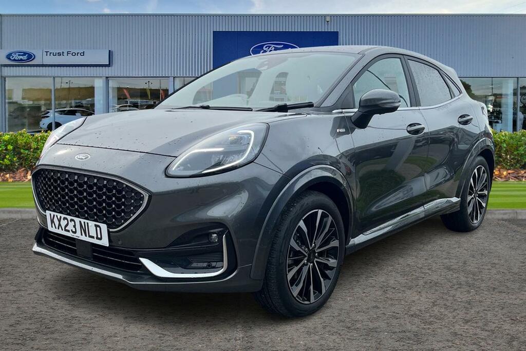 Ford Puma 1.0 Ecoboost Hybr Mhev 155 St-line Vignale Dct KX23NLD Grey #5