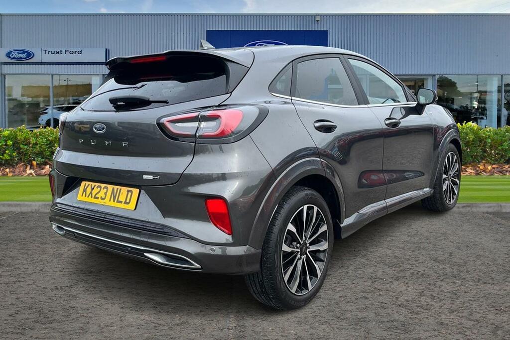 Ford Puma 1.0 Ecoboost Hybr Mhev 155 St-line Vignale Dct KX23NLD Grey #4