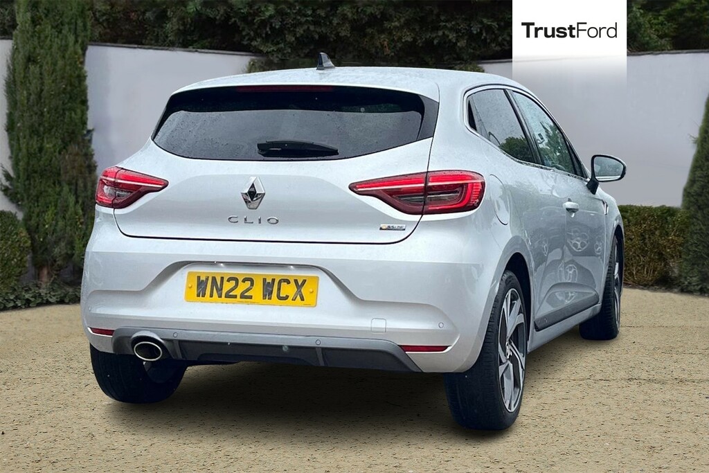Renault Clio 1.0 Tce 90 Rs Line 5Dr- Active Park Assist WN22WCX Silver #4