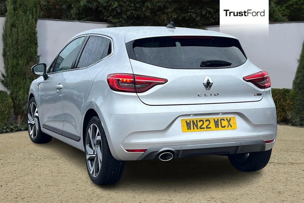 Renault Clio 1.0 Tce 90 Rs Line 5Dr- Active Park Assist WN22WCX Silver #2