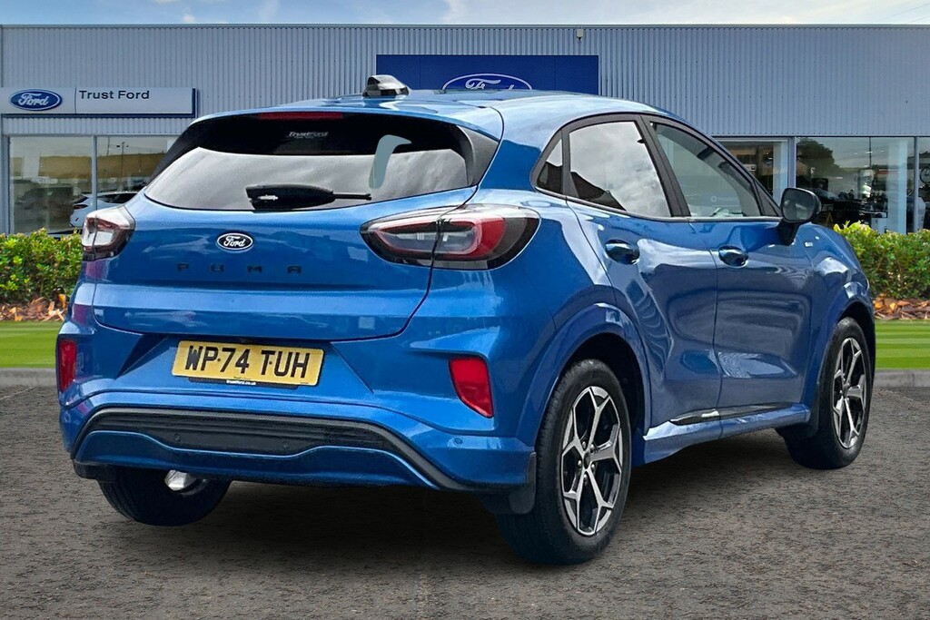Ford Puma 1.0 Ecoboost Hybrid Mhev St-line Dctrear Cam WP74TUH Blue #4