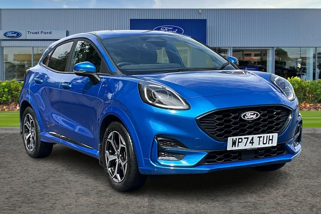 Ford Puma 1.0 Ecoboost Hybrid Mhev St-line Dctrear Cam Blue
