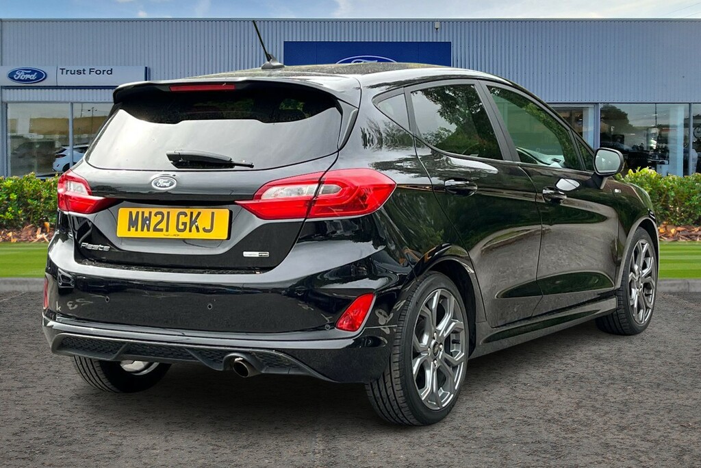 Ford Fiesta 1.0 Ecoboost Hybrid Mhev 125 St-line Edition R MW21GKJ Black #4