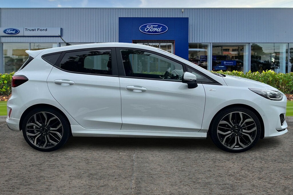 Ford Fiesta 1.0 Ecoboost Hbd Mhev 125 St-line X Self MX73UZF White #3