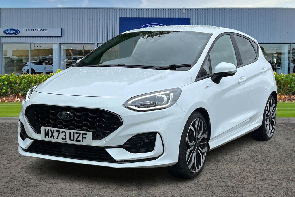 Ford Fiesta 1.0 Ecoboost Hbd Mhev 125 St-line X Self MX73UZF White #5