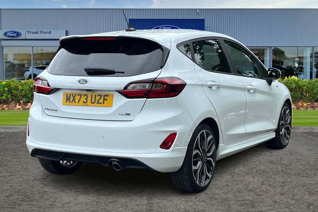 Ford Fiesta 1.0 Ecoboost Hbd Mhev 125 St-line X Self MX73UZF White #4