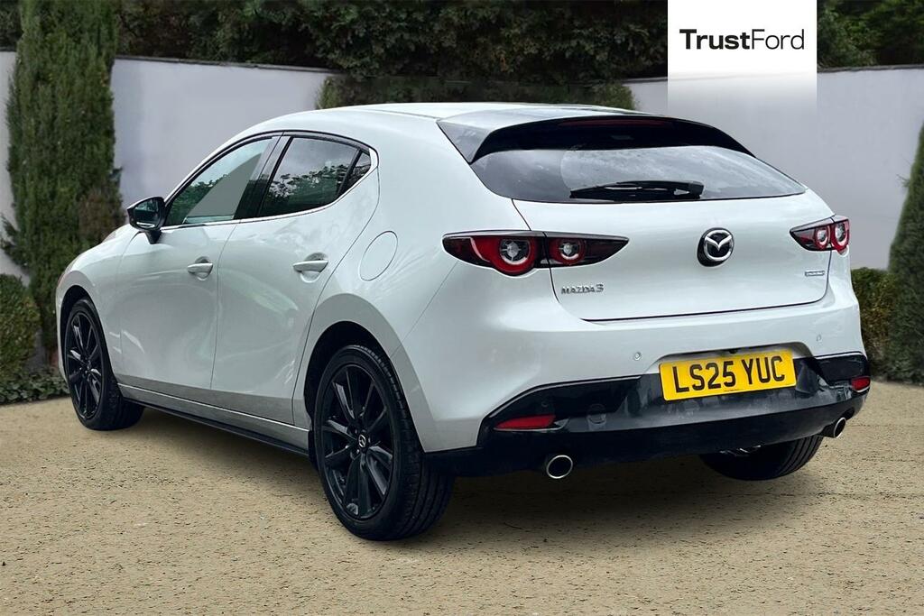 Mazda 3 2.5 E-skyactiv G Mhev 140 Homura Heads- LS25YUC White #2
